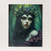 Forest Dryad Queen - Mystical Nature Fantasy Puzzle (Vertikal)