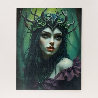 Forest Dryad Queen - Mystical Nature Fantasy Puzzle