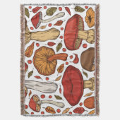 Forest Edibles: Vintage Wildsammlung. Decke (Vorderseite Vertikal)