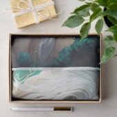 Forest Elegant Leaf Woman Schnitt Paper Seidenpapier (Geschenk)