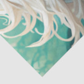 Forest Elegant Leaf Woman Schnitt Paper Seidenpapier (Ausschnitt)