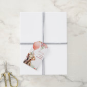 Forest Elephant Autumn Balloon Baby Dusche Geschenkanhänger (Mit Garn)