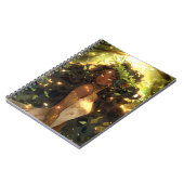 Forest Elf American Black Fantasy Art Notizblock (Linke Seite)