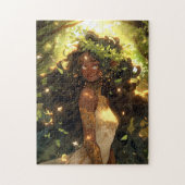 Forest Elf American Black Fantasy Art Puzzle (Vertikal)