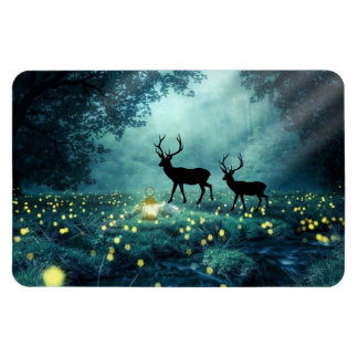 Forest Elk Flexible Foto Magnet