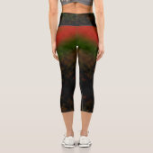 Forest Ember Glow Capri Leggings (Rückseite)