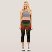 Forest Ember Glow Capri Leggings (Vorderseite)