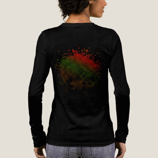 Forest Ember Glow Tri-Blend Shirt (Rückseite)