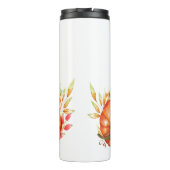 Forest Fairy & Autumn Pumpkin Bouquet Thermosbecher (Rückseite)