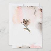 Forest Fairy First Birthday Magisches Party Einladung (Rückseite)