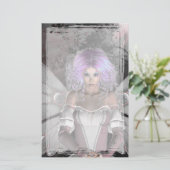 Forest Fairy Gothic Stationery Briefpapier (Stehend Vorderseite)
