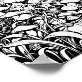 Forest Fairy House Fantasy Coloring Poster (Ecke)