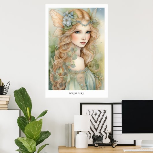 Forest Fairy Poster (Heimbüro)
