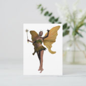 Forest Fairy Postkarte (Stehend Vorderseite)