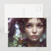 Forest Fairy Postkarte (Vorne/Hinten)