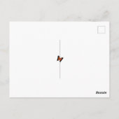 Forest Fairy Reading a Book Mushrooms Postkarte (Rückseite)