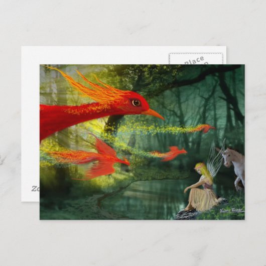Forest Fantasy 1 Postkarte (Vorne/Hinten)