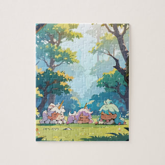 Forest Fantasy Girl Puzzle