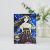 Forest Fee Princess - Postkarte (Stehend Vorderseite)