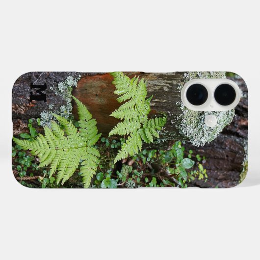 Forest Fern Green Nature Phone Case (Rückseite (Horizontal))