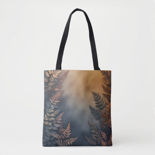 Forest Fern Wasserfarbe Tasche (Vorderseite)