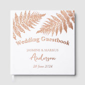 Forest Ferns Outdoor Wedding Gästebuch (Vorderseite)