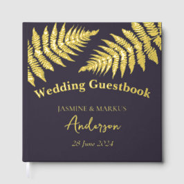 Forest Ferns Outdoor Wedding Gästebuch