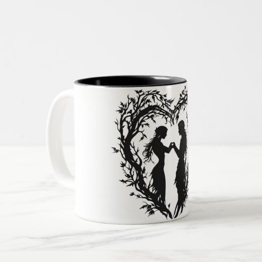 Forest Fervor Zweifarbige Tasse (Vorderseite Links)