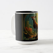 Forest Fey Strutter Zweifarbige Tasse (Vorderseite Links)