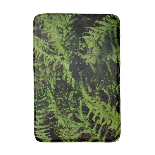 Forest Floor Ferns Badematte (Vorderseite Vertikal)