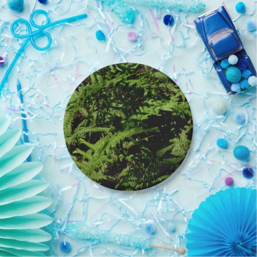 Forest Floor Ferns Pappteller (Party)