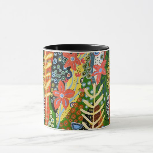 Forest Flora Vibes Tasse (Zentrum)