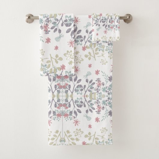 Forest Floral Bath Handtuch Set (Insitu)