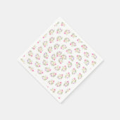 Forest Floral Tropical Botanic Birthday Party Serviette (Ecke)