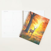 Forest Flowers and Deer Colorful Art Planer (Anzeige)