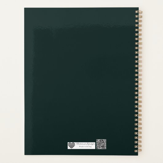 Forest Focus Geometric Outline Cover Planer (Rückseite)