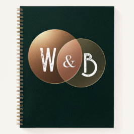 Forest Focus Geometric Outline Notizblock