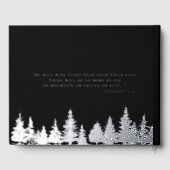 Forest Foil Funeral Gast Book Celebration of Life Gästebuch (Rückseite)