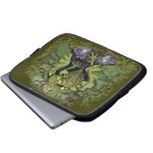 Forest Foliage Dragon~Laptop-Gehäuse Laptopschutzhülle (Vorne Knopf)