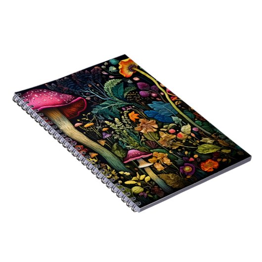 Forest Forager Mushroom Notebook & Journal Notizblock (Rechte Seite)