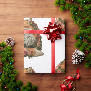 Forest Fox bestickt. Füchse sind der Beweis für di Geschenkpapier