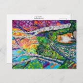 Forest Fox Postkarte (Vorne/Hinten)