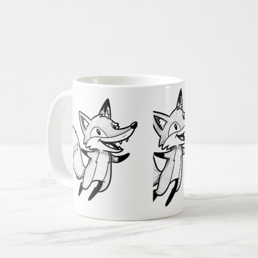 Forest Fox Tasse (Vorderseite Links)