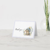 Forest Friend Gender Neutral Thank You Card Dankeskarte (Vorderseite)