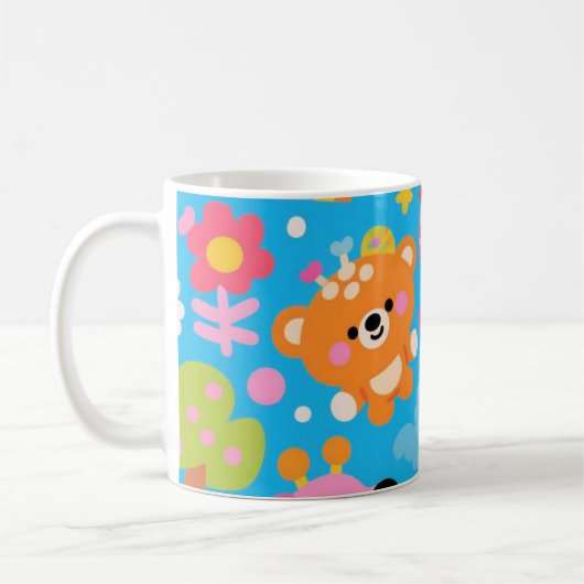 Forest Friend Happy Mug, 11 oz Kaffeetasse (Links)