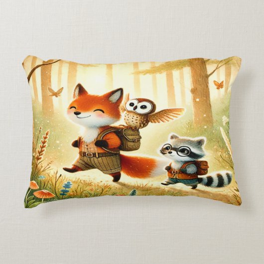 Forest Friends Accent Pillow Dekokissen (Vorderseite)