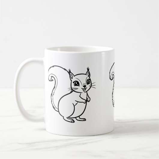 Forest Friends Art Print Kaffeetasse (Links)