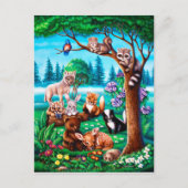 Forest Friends Postkarte (Vorderseite)