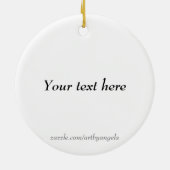 Forest Friends Tea Party Keramik Ornament (Hinten)