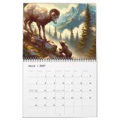 Forest Friends Two Page Calendar Kalender (Mär 2027)